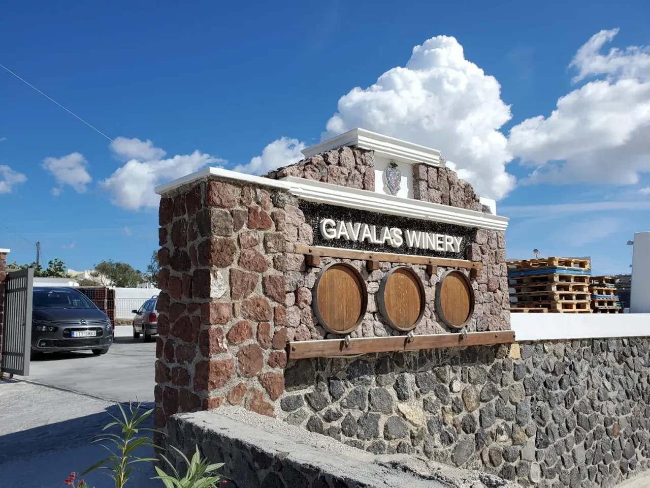 Gavalas Winery in Santorini
