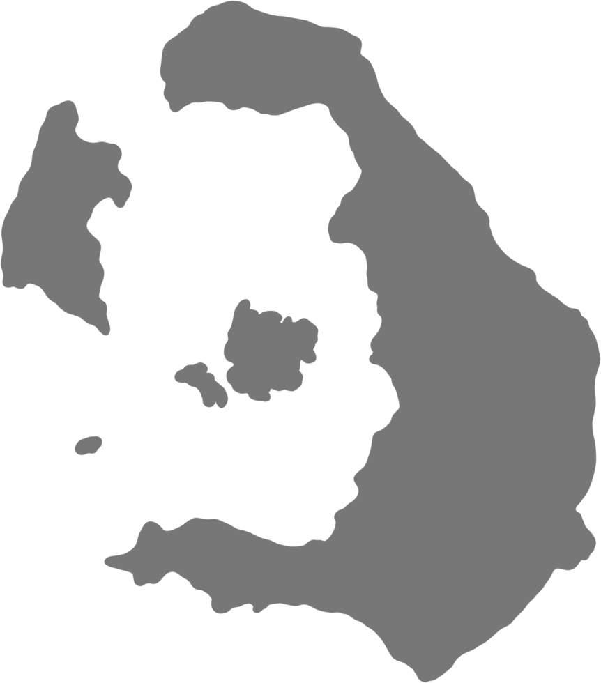 Santorini island map